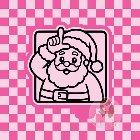 Santa loser silicone freshie mold