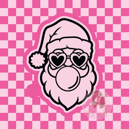 Santa bubblegum silicone freshie mold