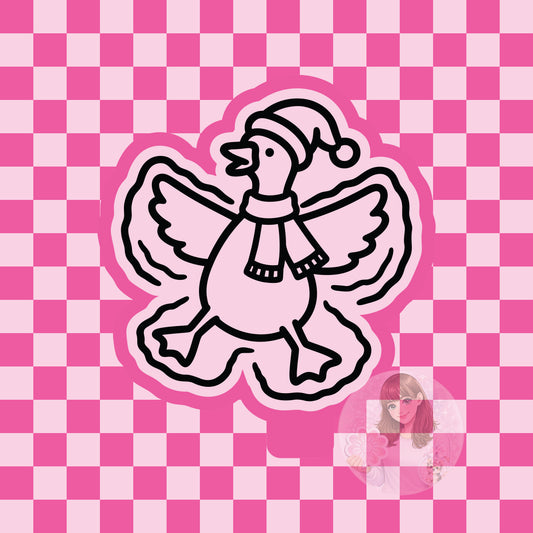 Goose snow angel silicone freshie mold