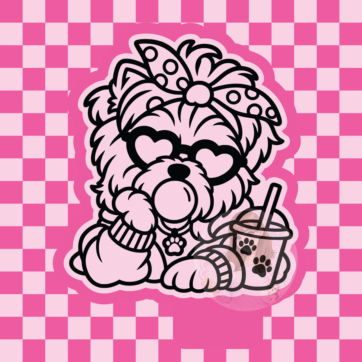 Bougie Yorkie silicone freshie mold