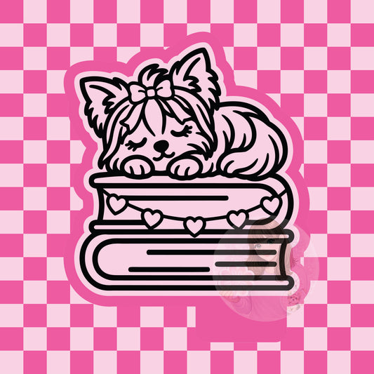 Yorkie books silicone freshie mold