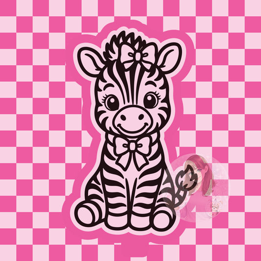 Zebra silicone freshie mold