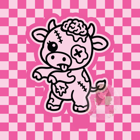 Cow zombie silicone freshie mold