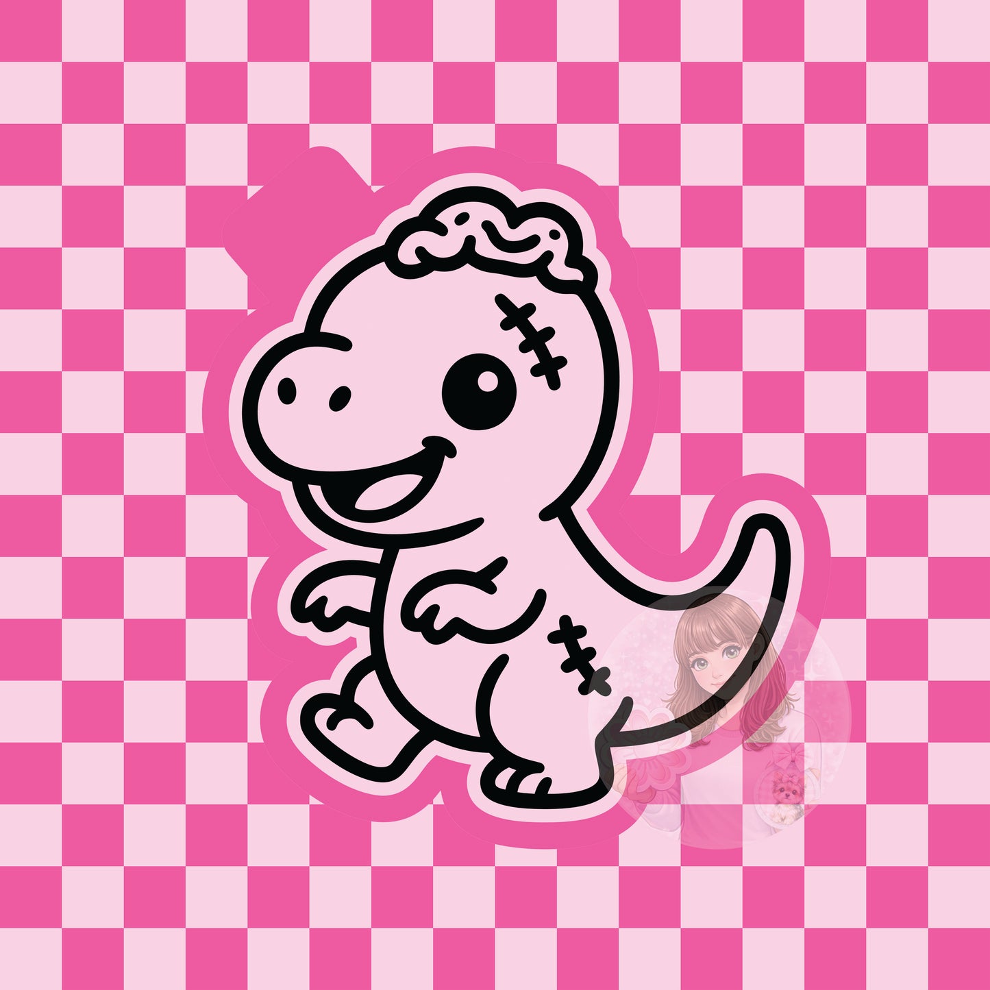 Zombie dinosaur silicone freshie mold